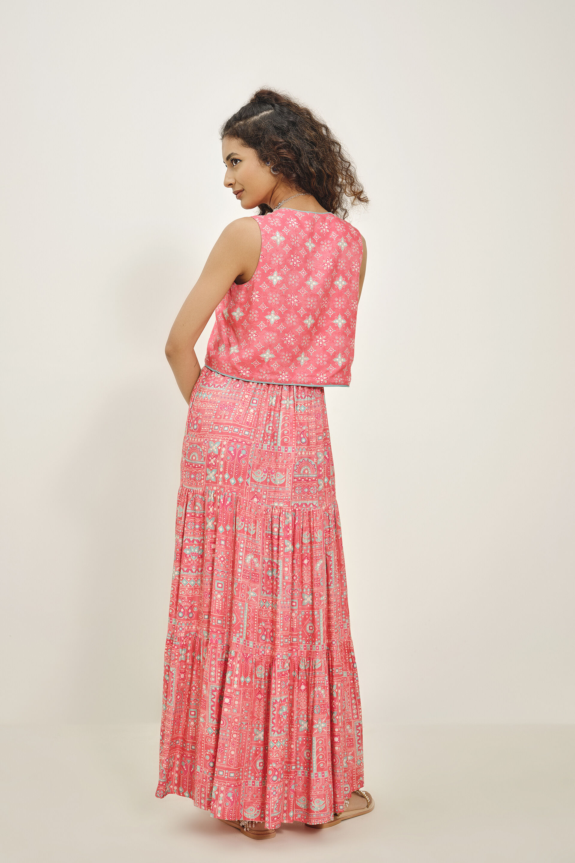 Coral Muse Maxi Set, Coral, image 7